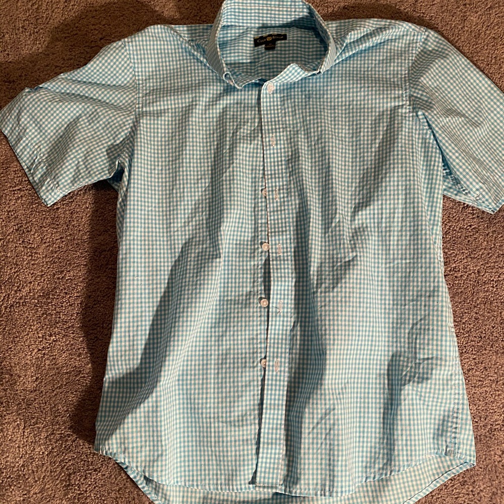 Club Room Short Sleeve Button Down